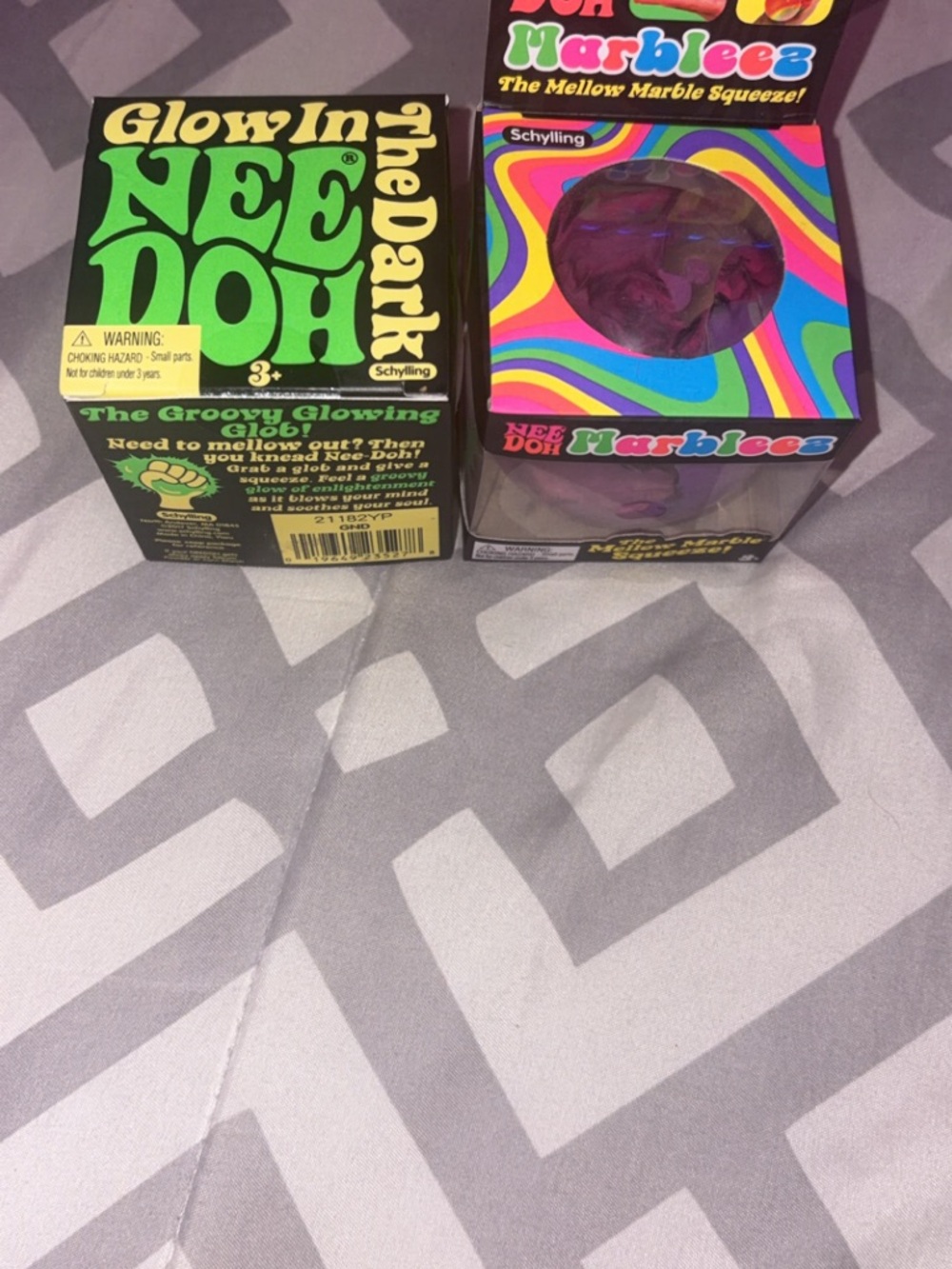 Needoh Marble and glow in the dark squishy
